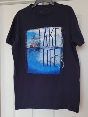 🌺3 For $10 Academy Sports LAKE LIFE  Graphic Tee